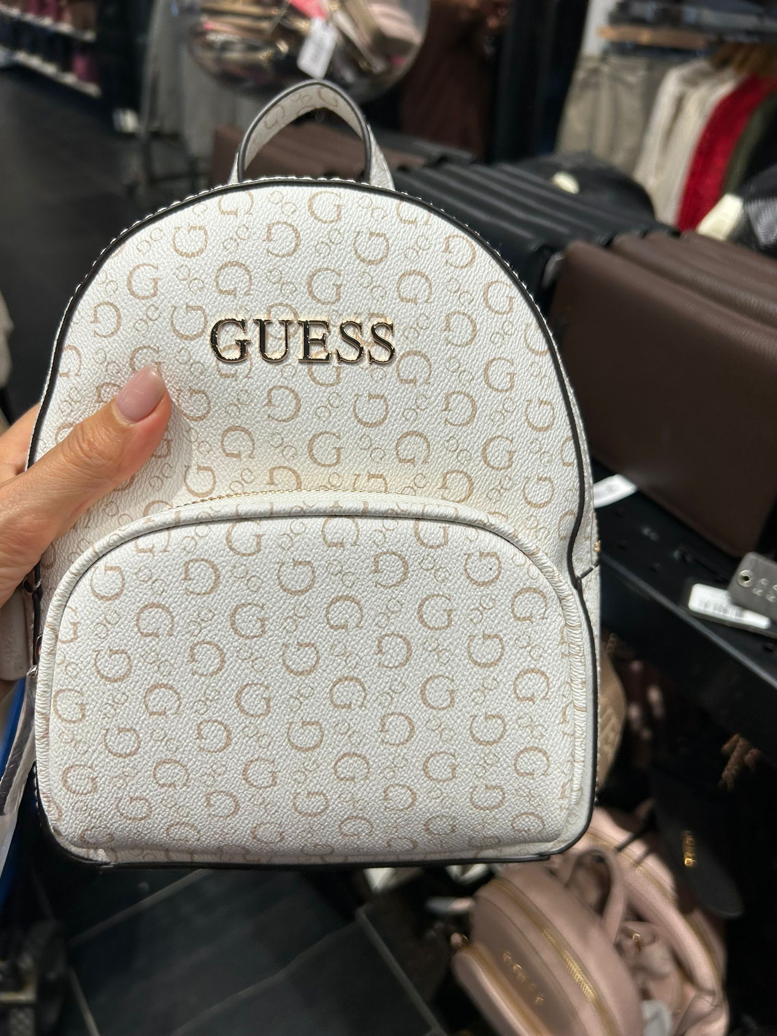 GUESS WOMENS' Eldoria Enlarged Logo Mini Backpack