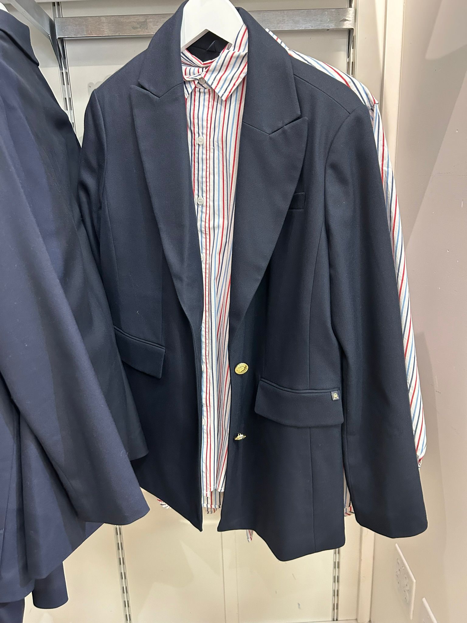TOMMY WOMENS' Crest Single Breasted Tailored Blazer