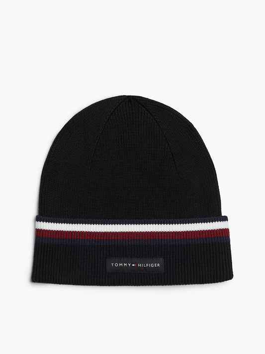 WOMEN' Tommy Hilfiger Corporate Signature Tape Beanie Hat