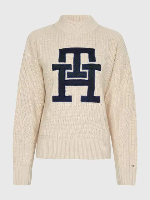 WOMENS' TOMMY HILFIGER Monogram Relaxed Fit Jumper