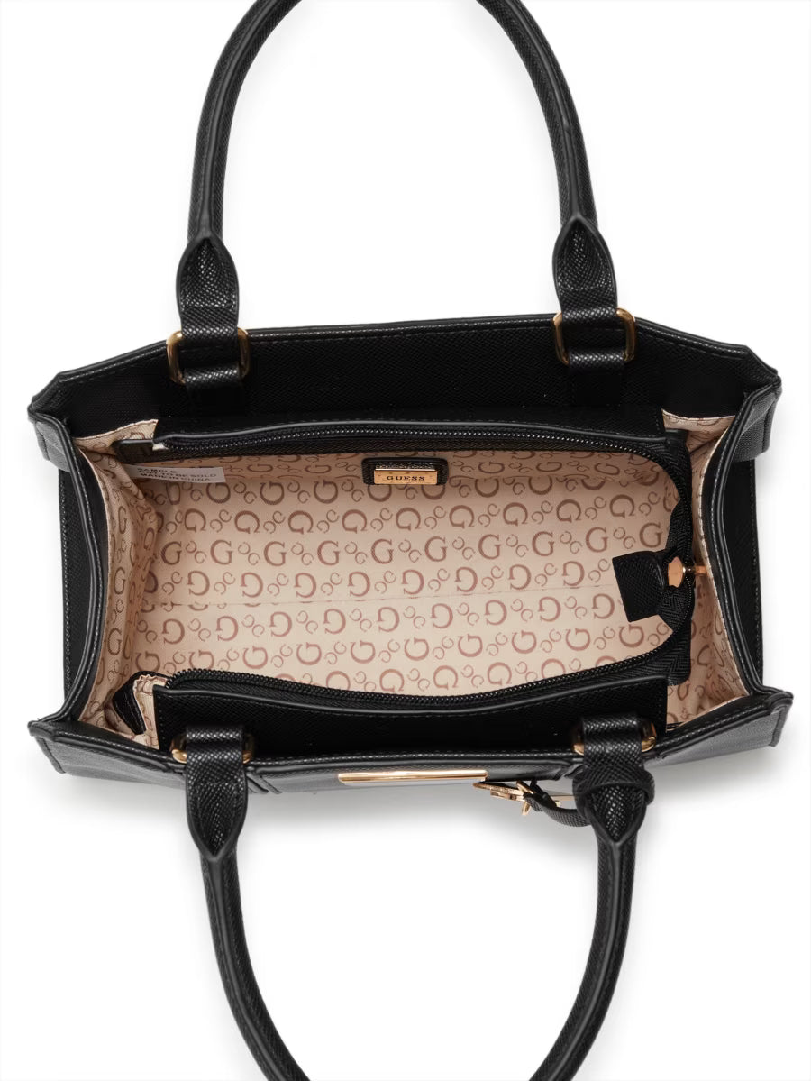 Guess Womens' Cassian Satchel / Black