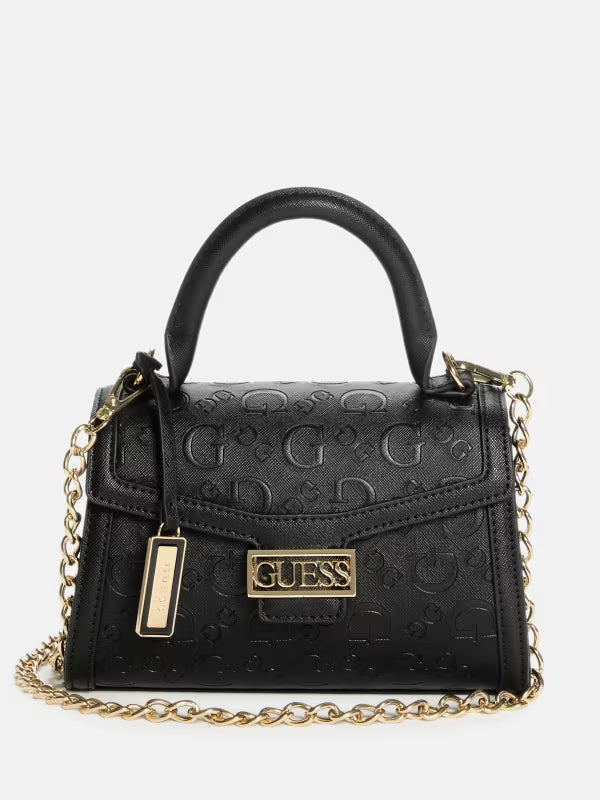 Guess Womens' Sabrina Top-Handle Mini Bag/