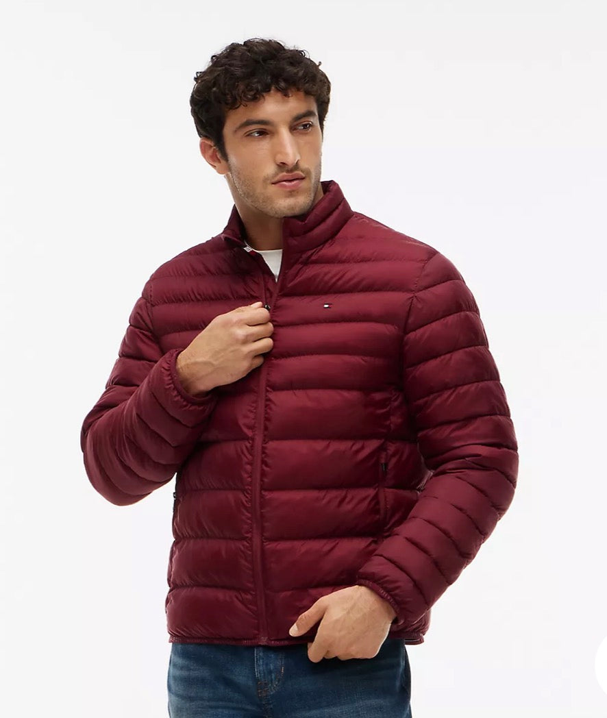TH Performance Lightweight Packable Men Jacket- Burgundy