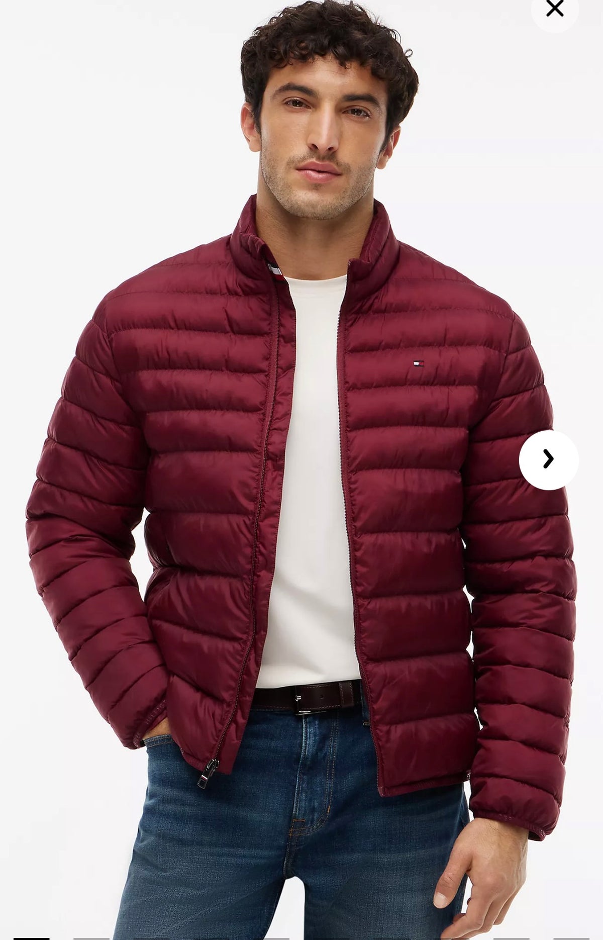 TH Performance Lightweight Packable Men Jacket- Burgundy