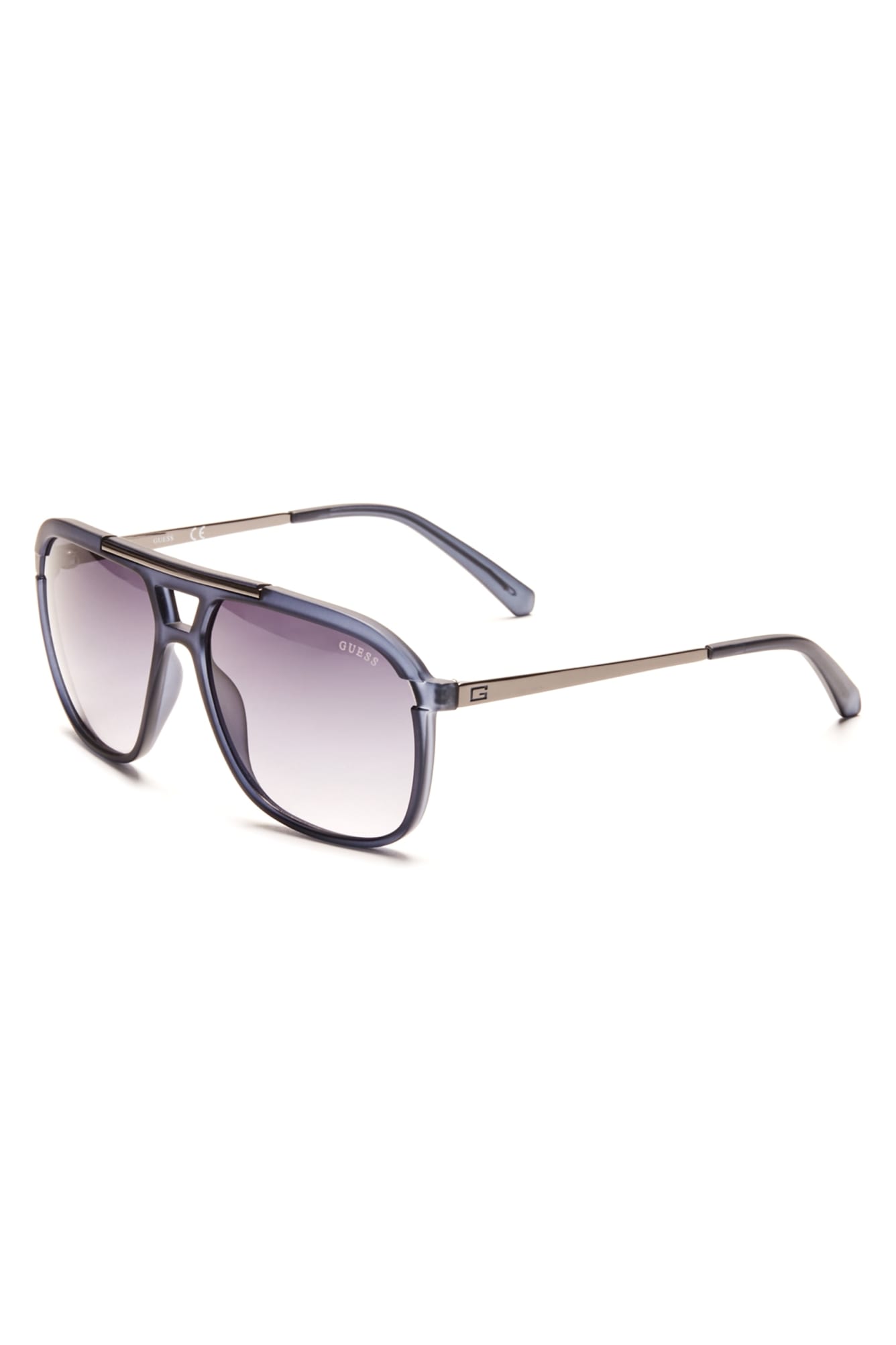 Mens' Guess Oversized Navigator Sunglasses