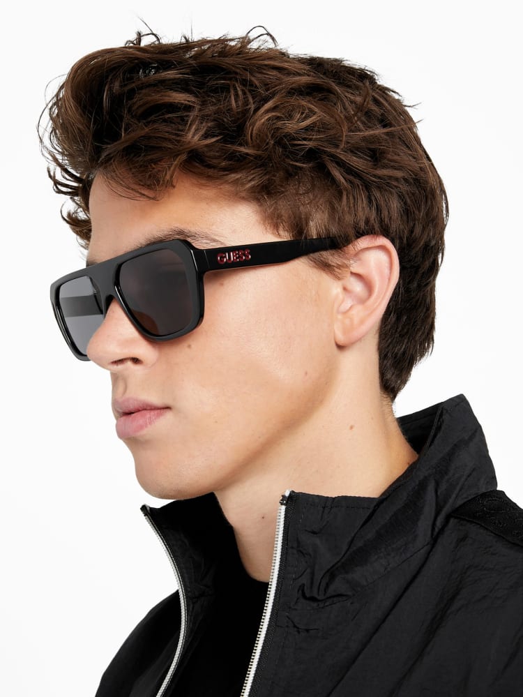 Men's Guess Angular Square Sunglasses