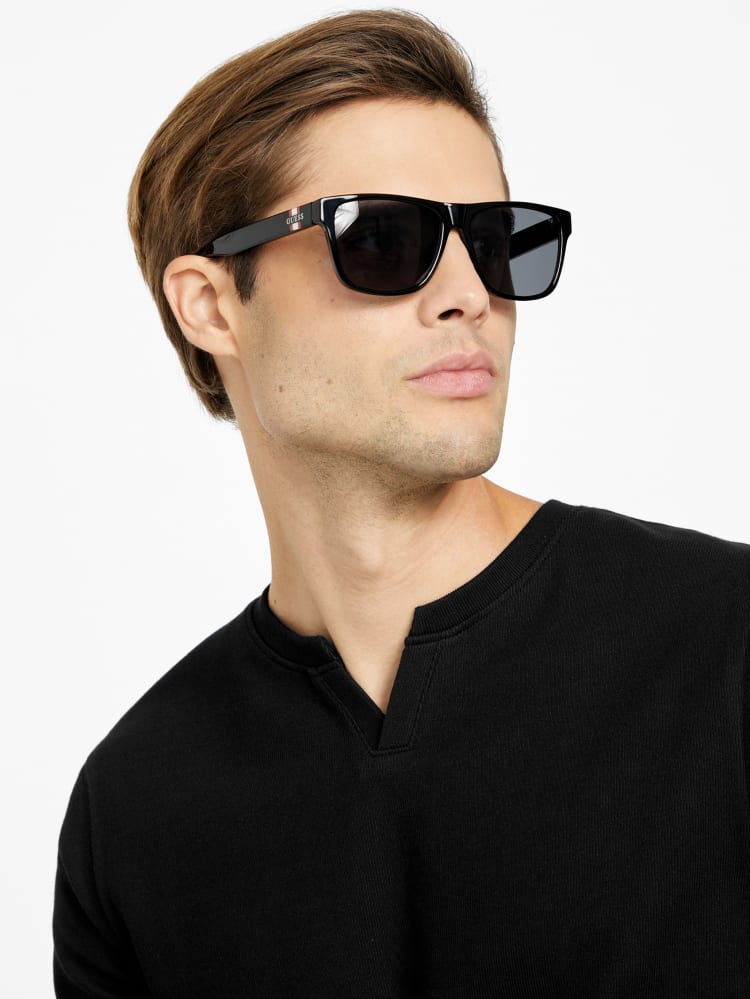 Mens' Guess Square Sunglasses