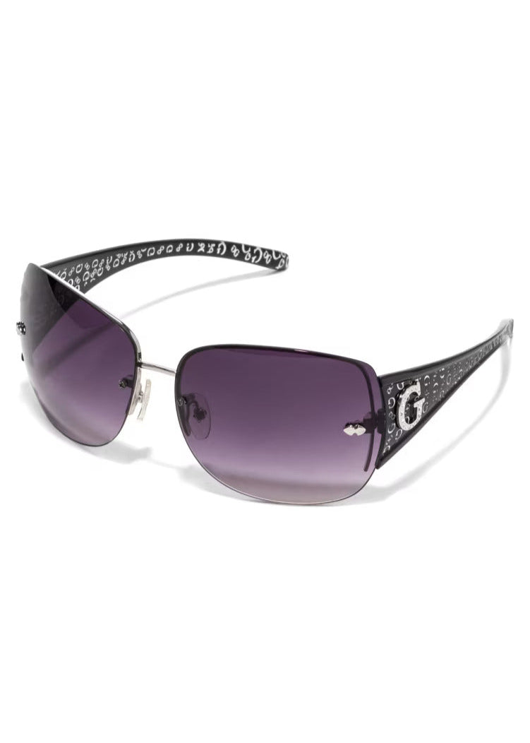 Guess Womens' Rimless Shield Sunglasses