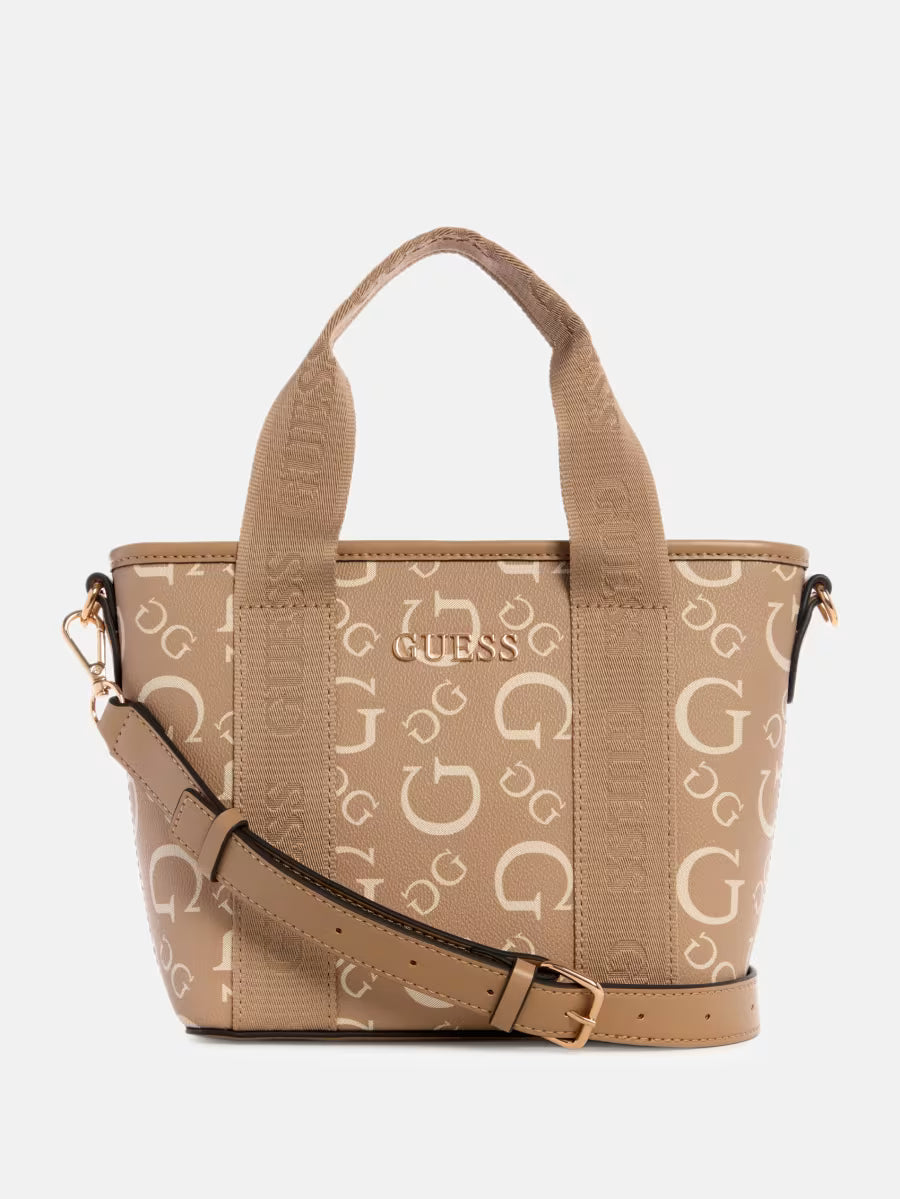 Guess Womens' Astra Enlarged Logo Mini Tote