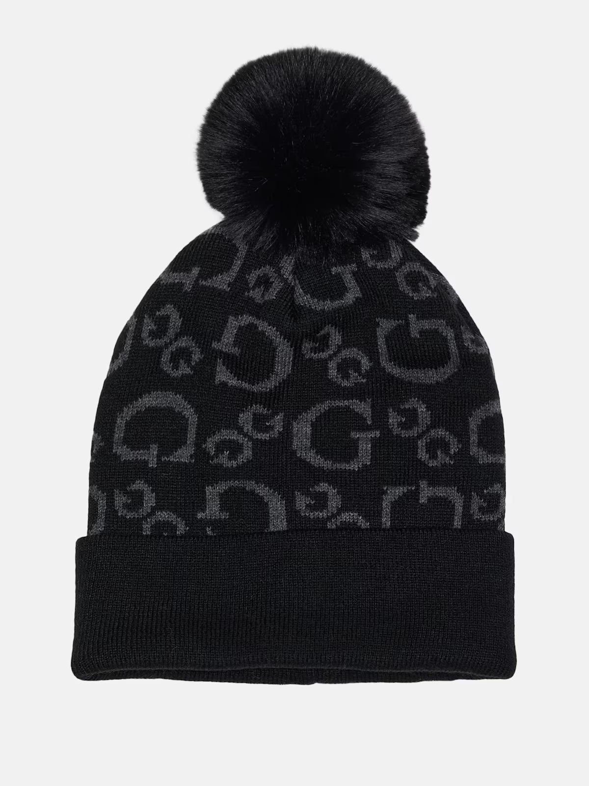 Guess Womens' G Logo Beanie BLACK