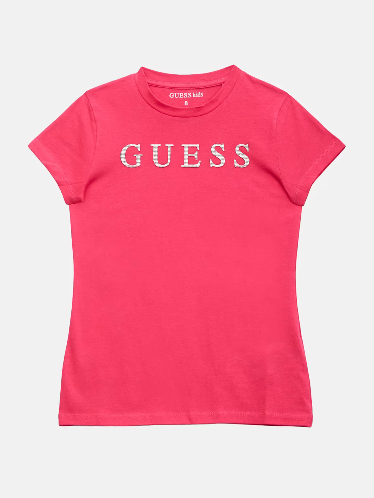 Guess Girls' Eco Pepper Crewneck Tee (7-14)/Pink