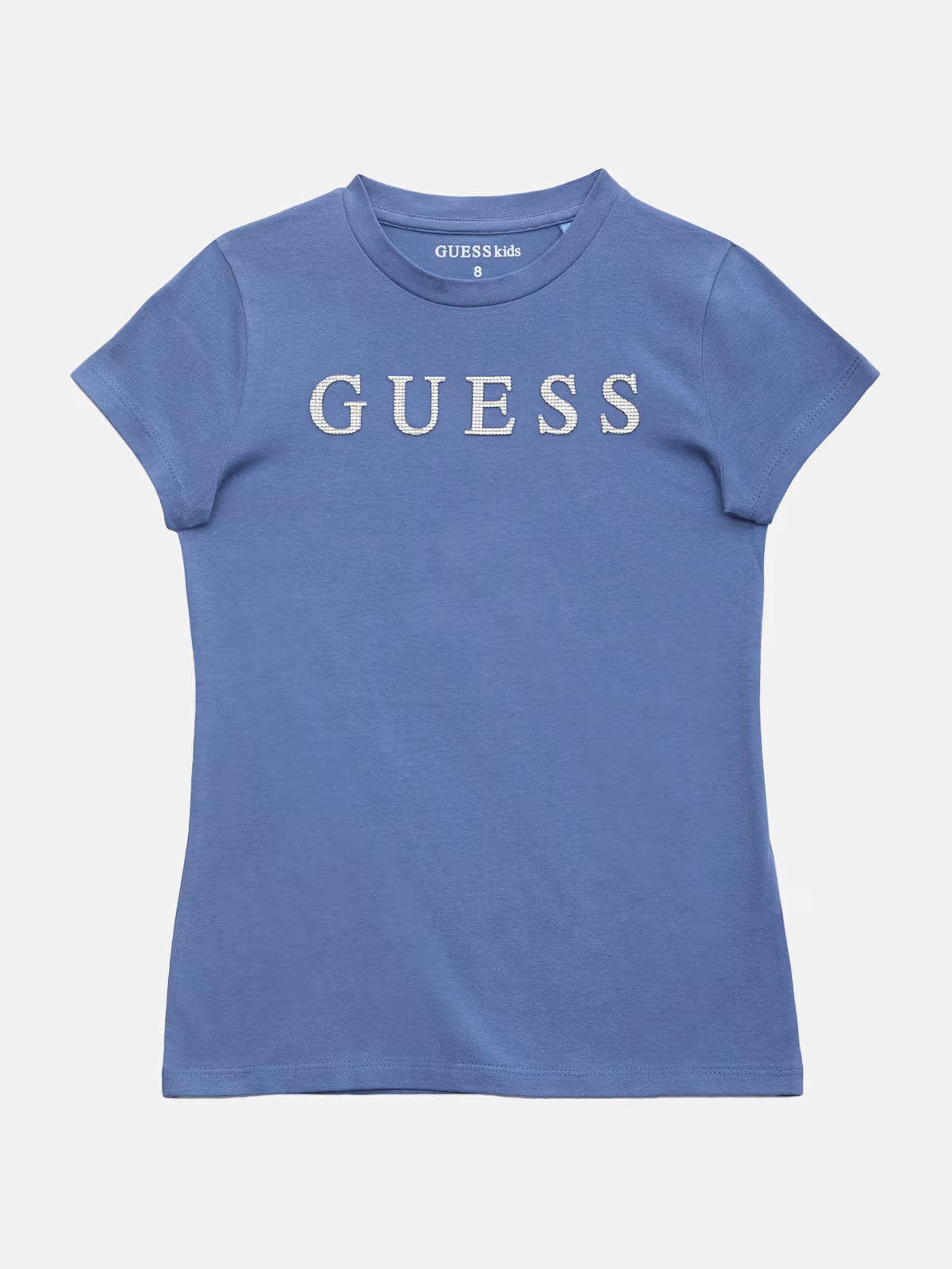 Guess Girls' Eco Pepper Crewneck Tee (7-14)/ Blue