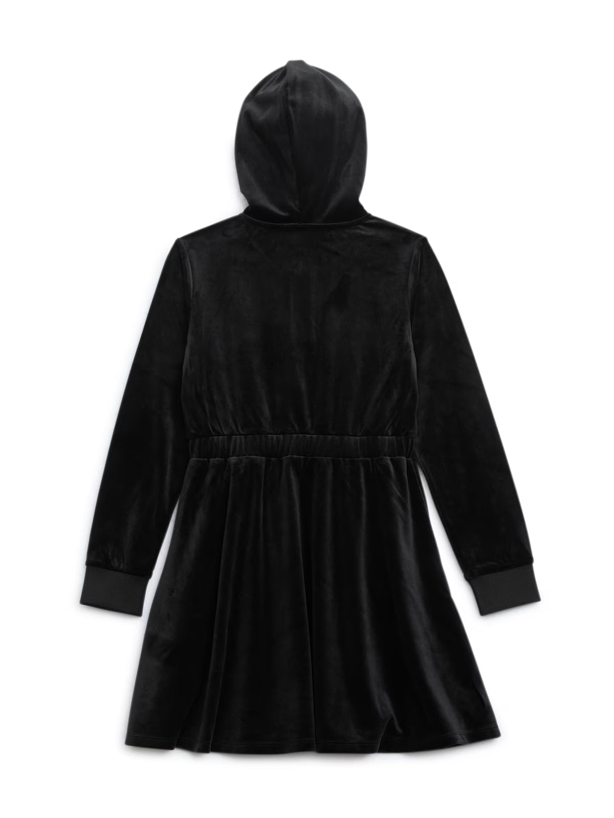 Guess Girls Velour Dress (7-14) Black