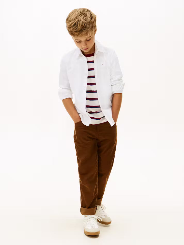 Tommy Boys' Stretch Oxford Shirt