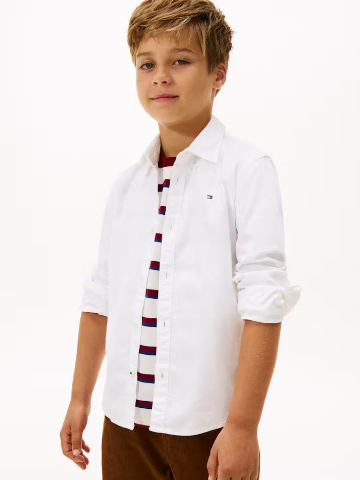 Tommy Boys' Stretch Oxford Shirt
