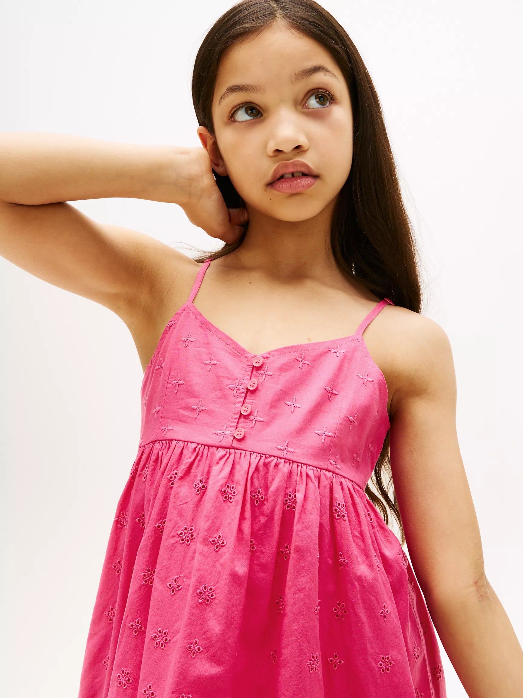 Tommy GIRL Embroidered Eyelet Dress