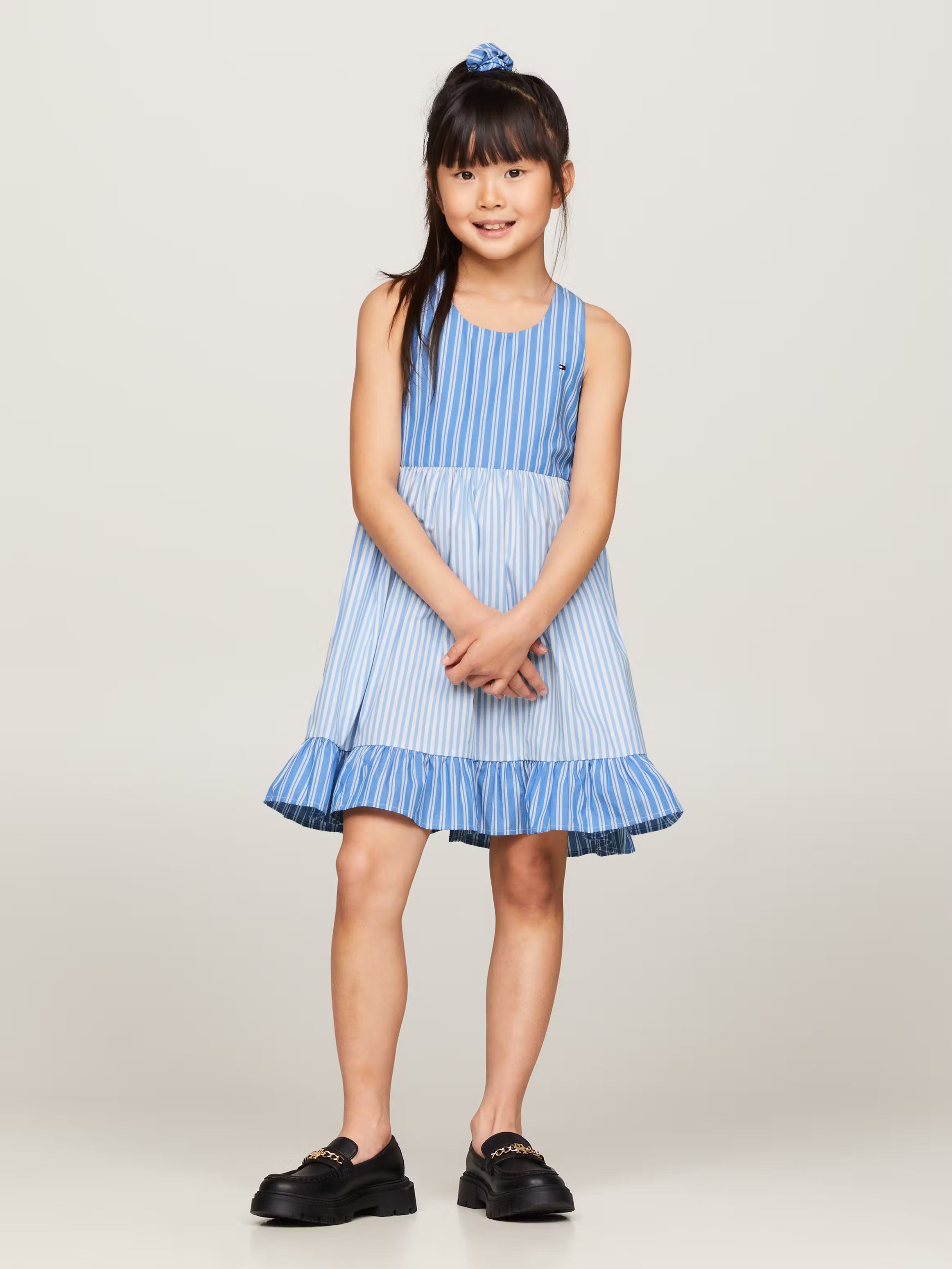Tommy Girls Mixed Stripe Racerback Dress