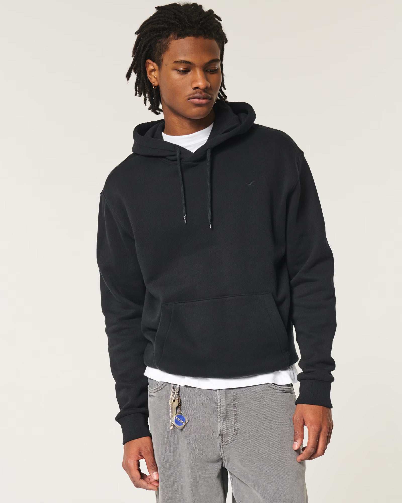 Hollister Mens' Relaxed Icon Hoodie