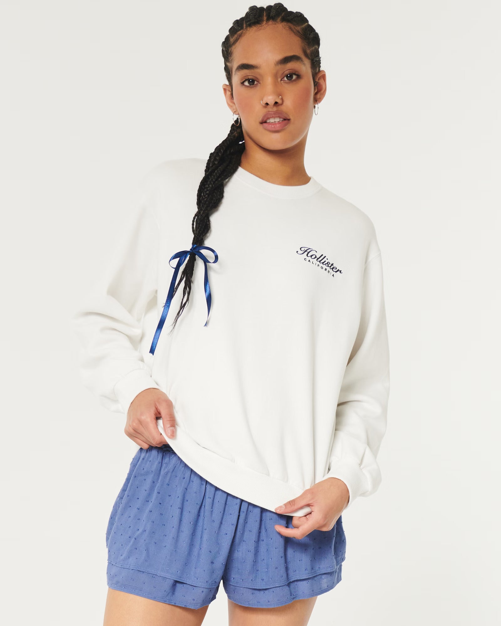 Womens' Hollister Easy Logo Crew Sweatshirt