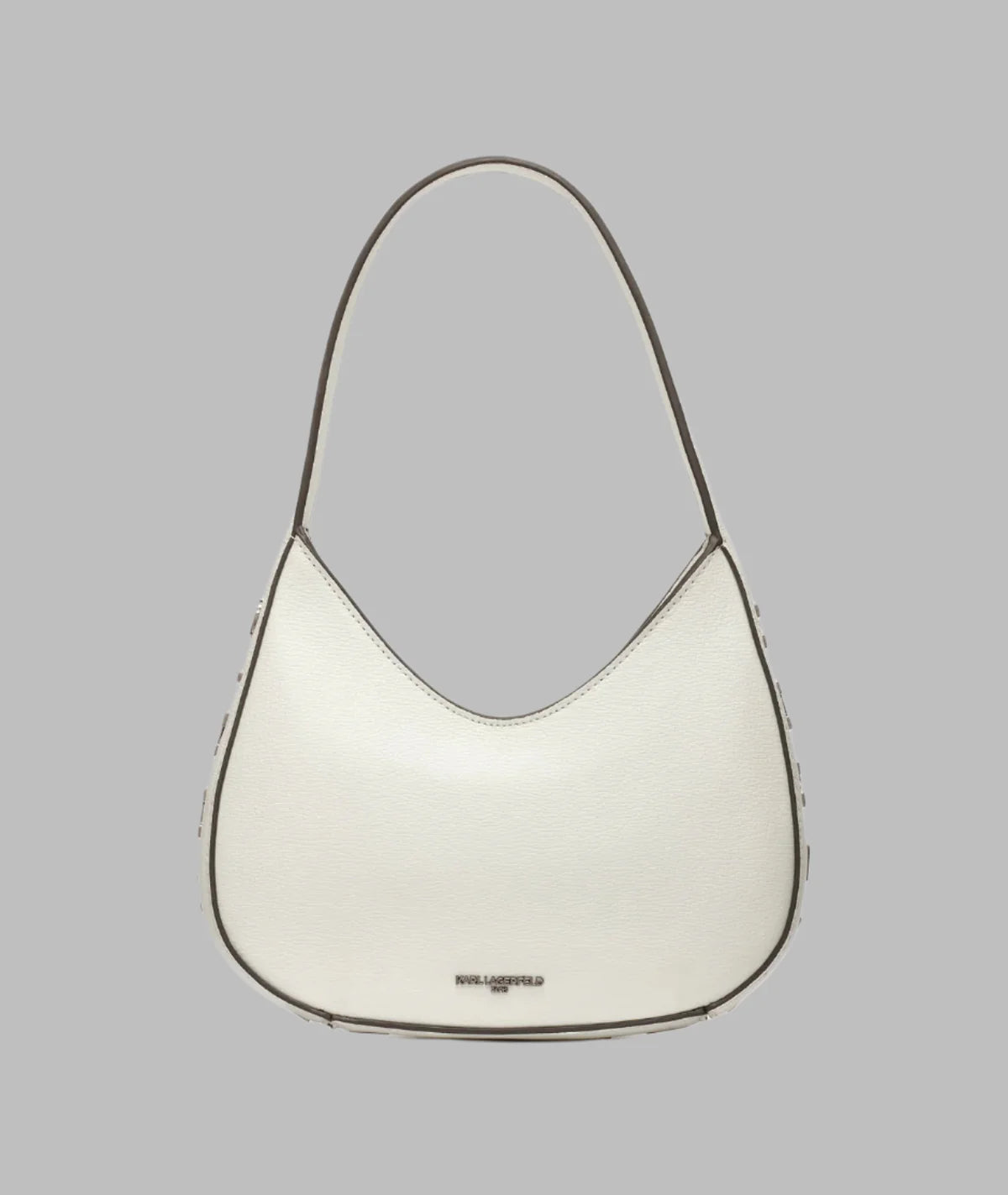 Karl Lagerfeld Paris Womens' DESI SHOULDER BAG White