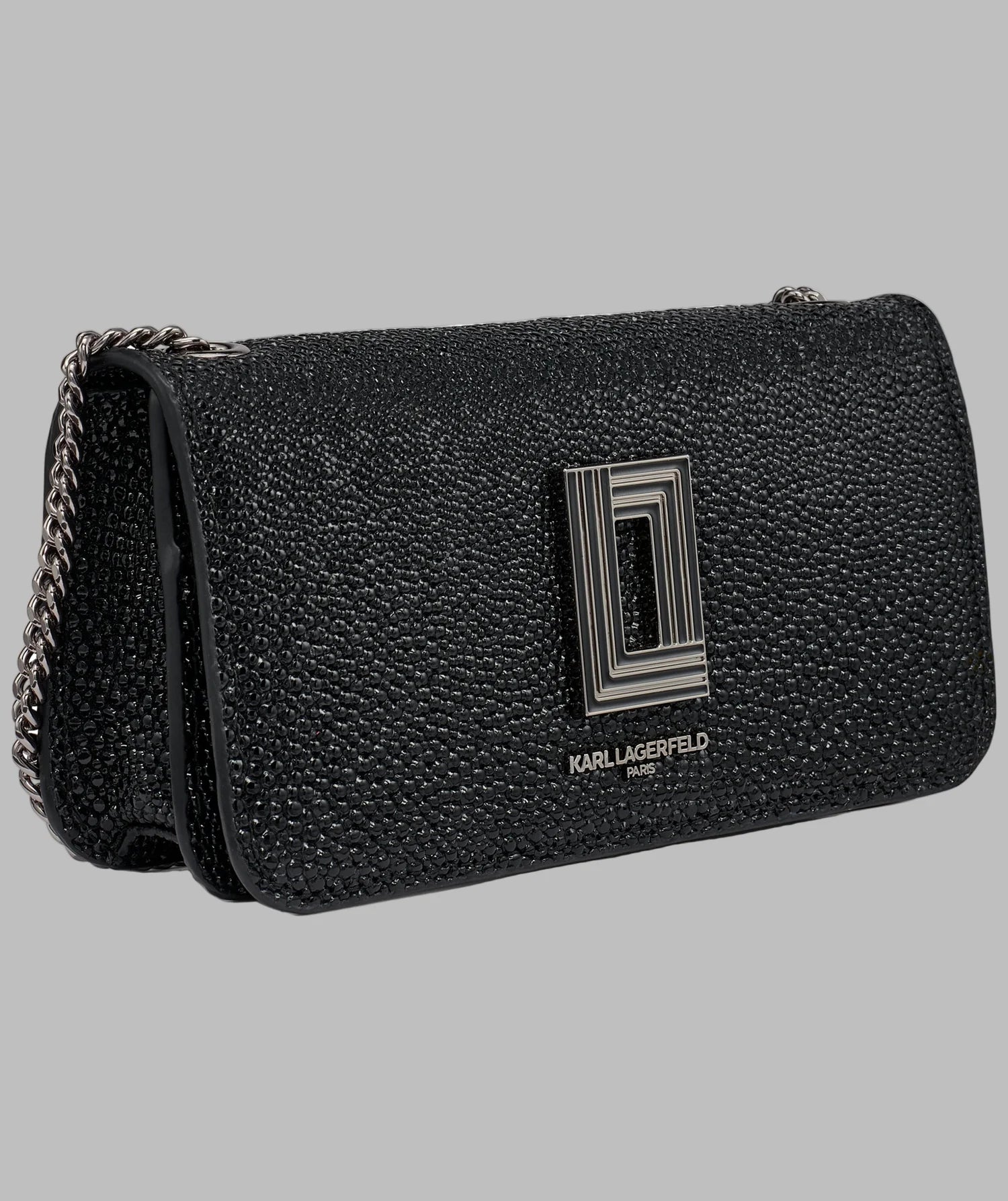 Karl Lagerfeld Paris Womens' KOSETTE SHOULDER BAG WITH STUDS
