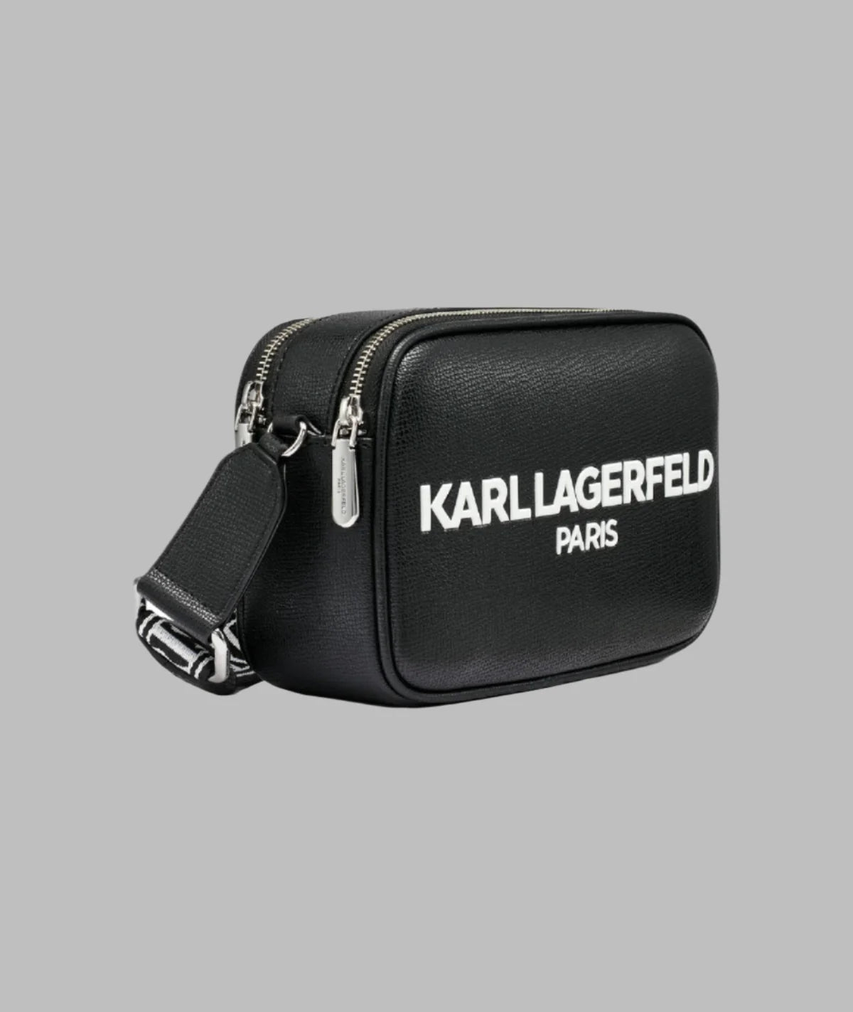 Womens' Karl Lagerfeld Paris MAYBELLE CAMERA CROSSBODY/ black