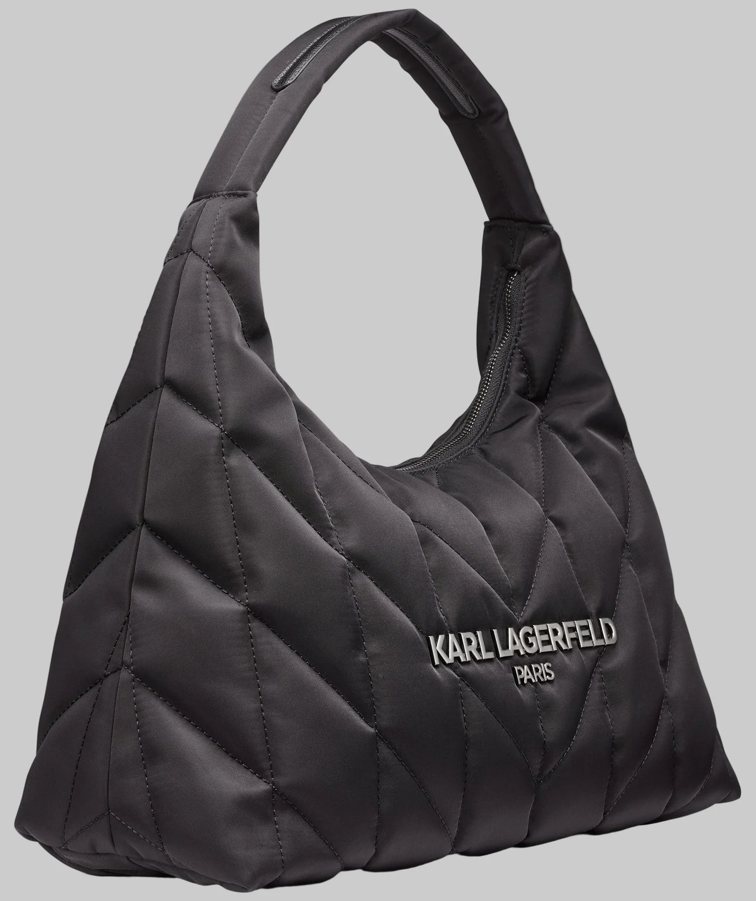 Women's KARL VOYAGE MED TOTE NYLON  Black