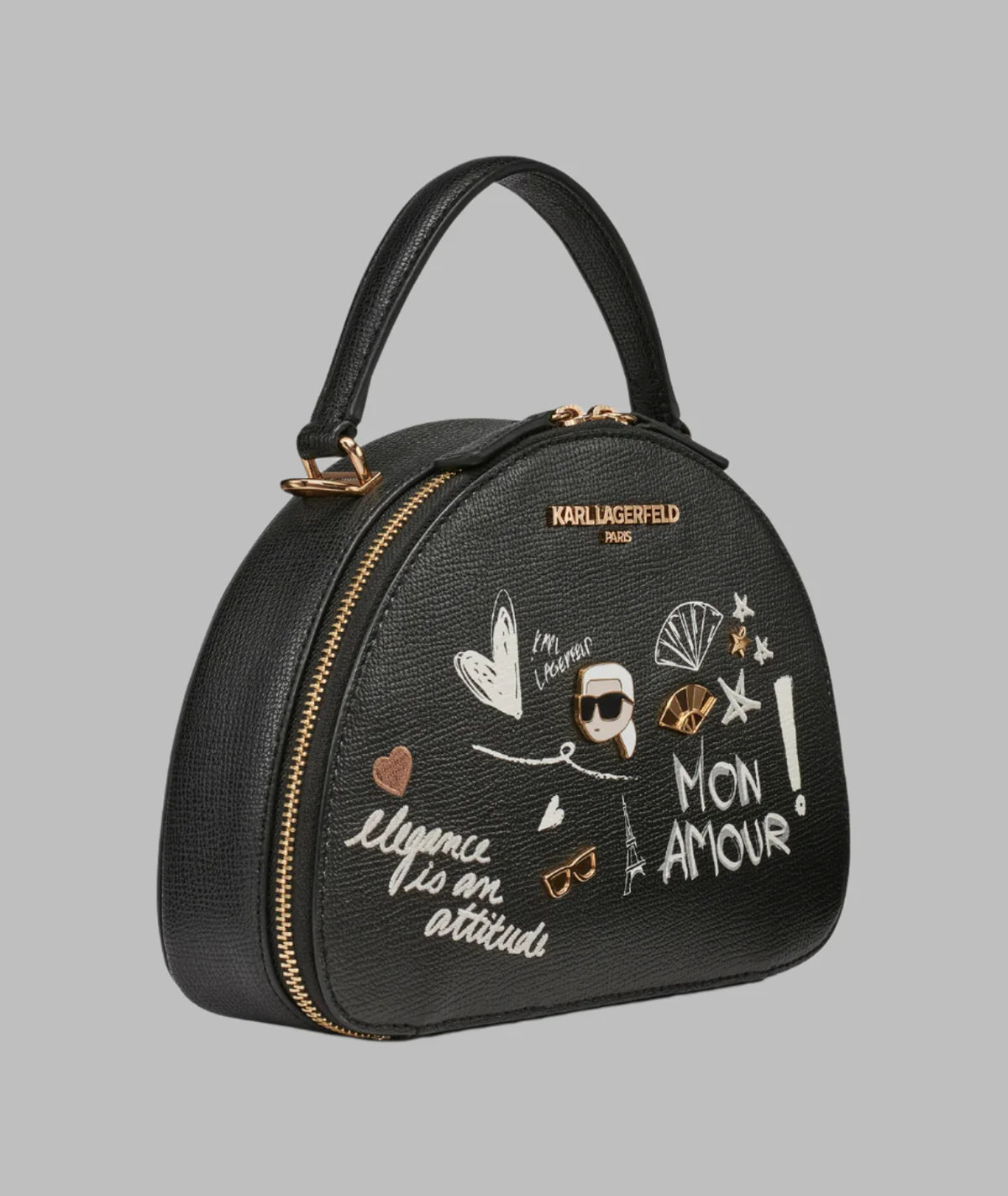 Karl Lagerfeld Womens' BELLAMY CROSSBODY WITH CATE PINS