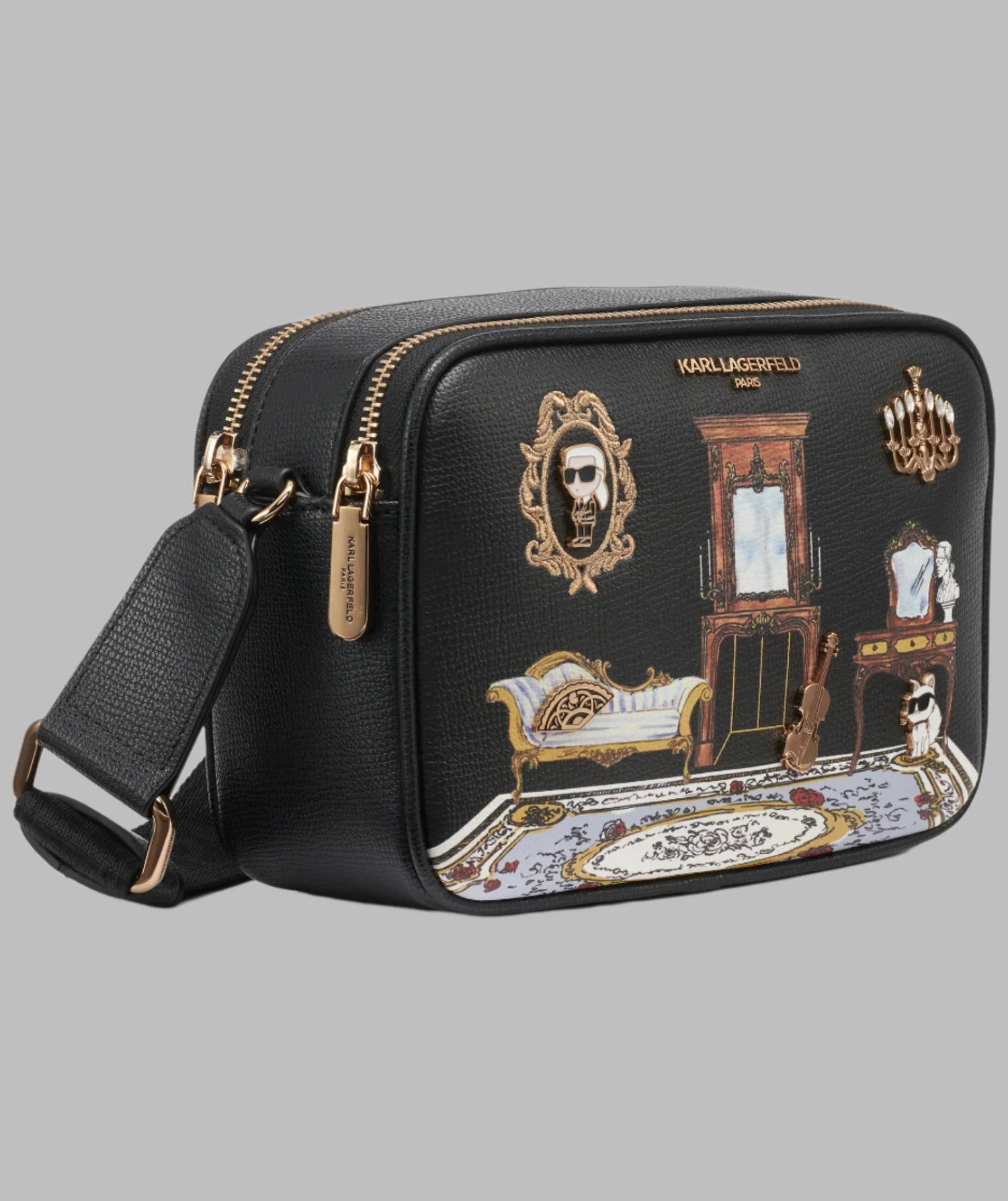 Womens' Karl Lagerfeld Paris MAYBELLE ROCOCO CAMERA CROSSBODY