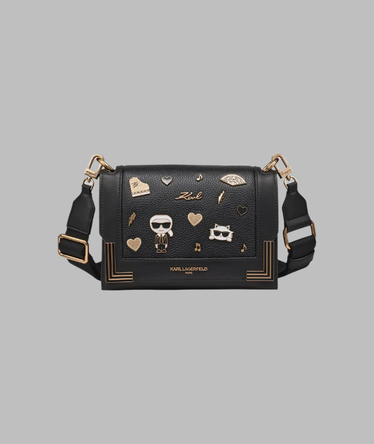 Womens' Karl Lagerfeld Paris ANNETTE CROSSBODY black