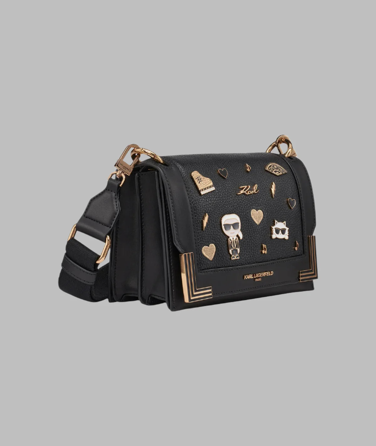 Womens' Karl Lagerfeld Paris ANNETTE CROSSBODY black