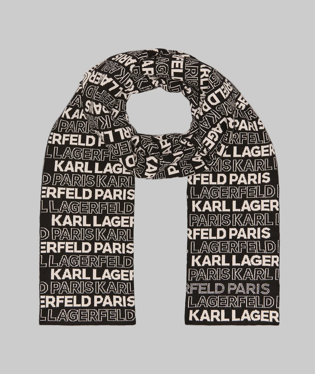 Karl Lagerfeld Paris Womens' LOGO STUD SCARF