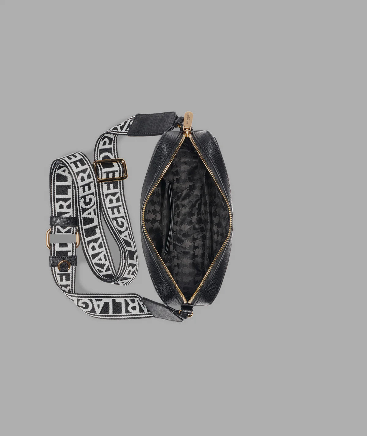 Karl Lagerfeld Paris Womens' MAYBELLE SUNGLASS DUO CROSSBODY  Black