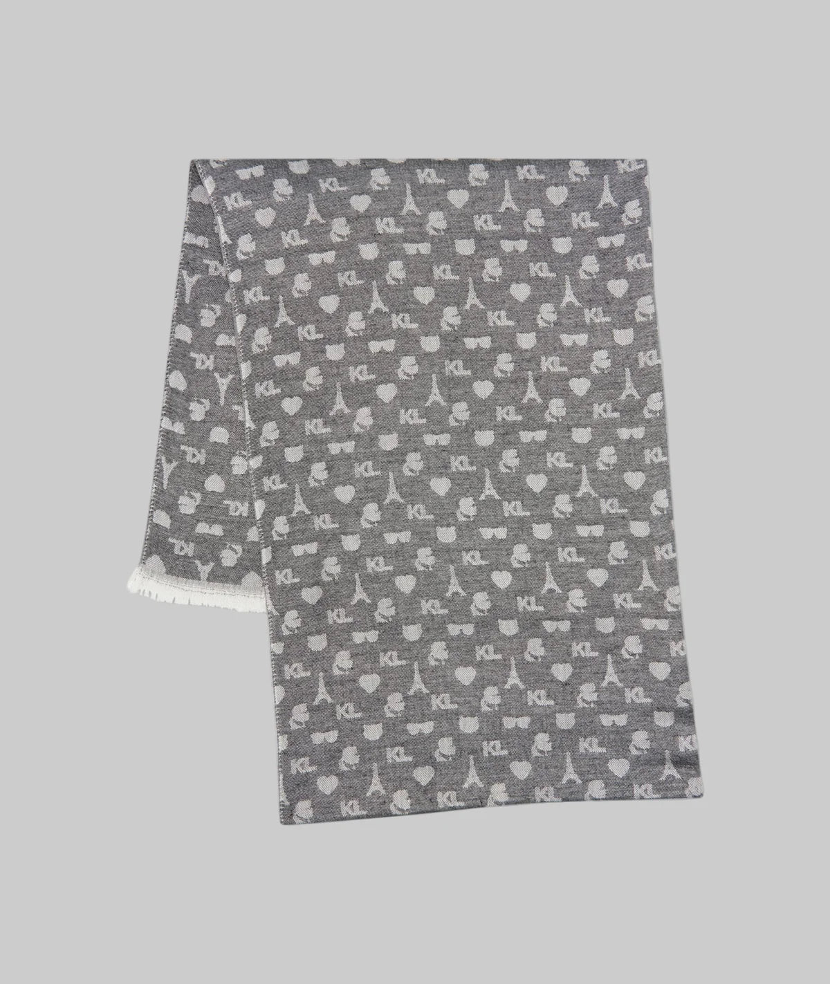 KARL ICON PASHMINA-Black