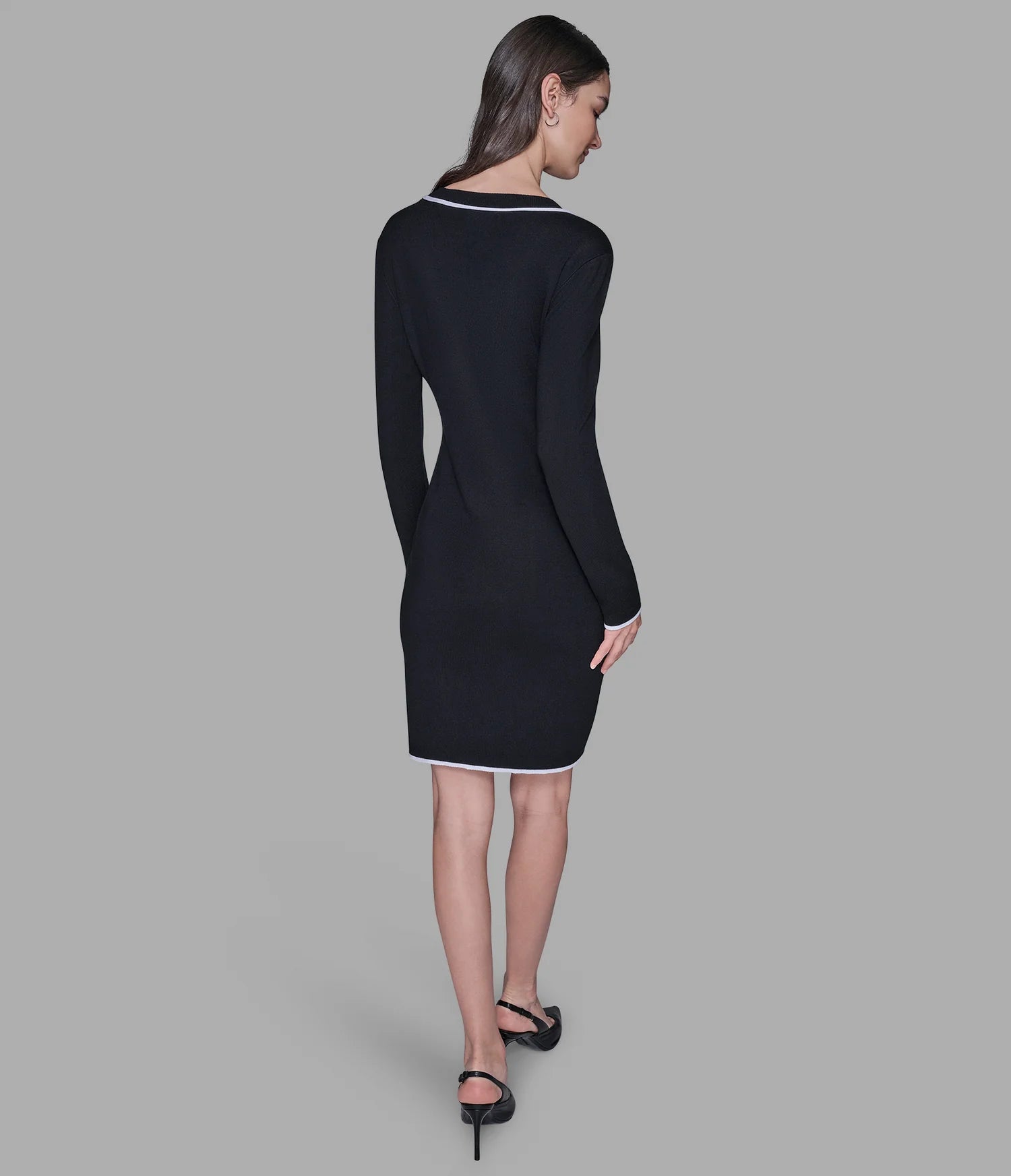 Karl Lagerfeld Women's SWEATER DRESS WITH PATCH