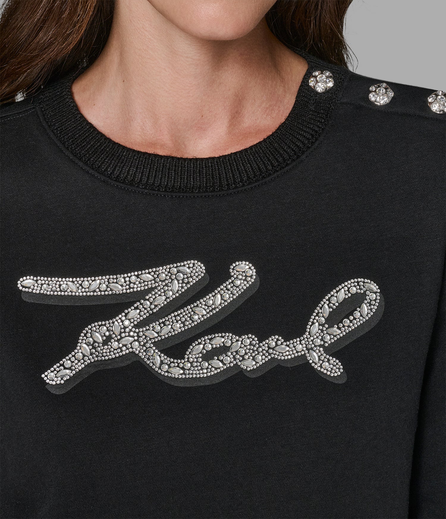 Karl Lagerfeld Women's LOGO SWEATSHIRT DRESS