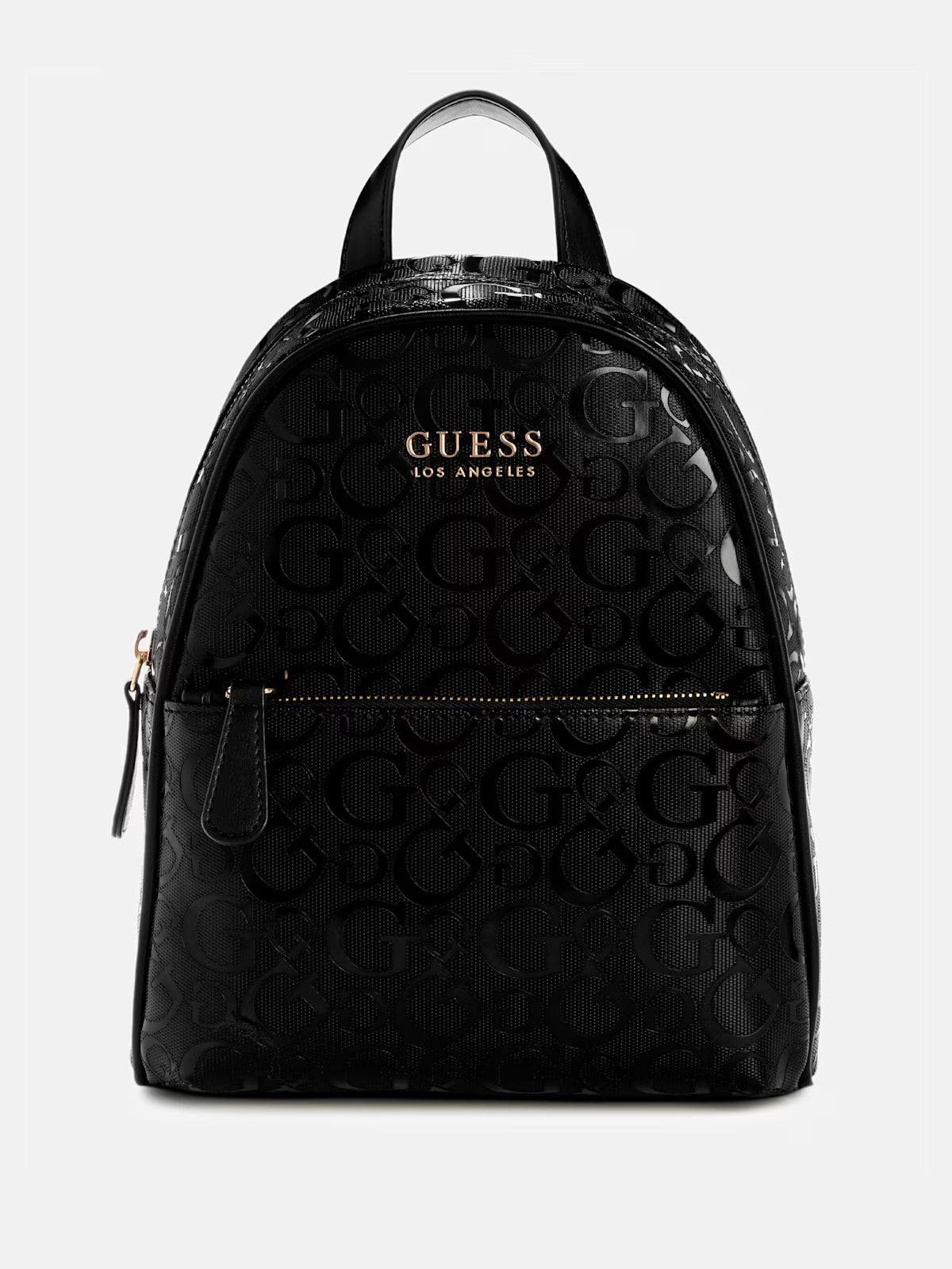 Guess Womens' Millom Shiny Coated Logo Backpack