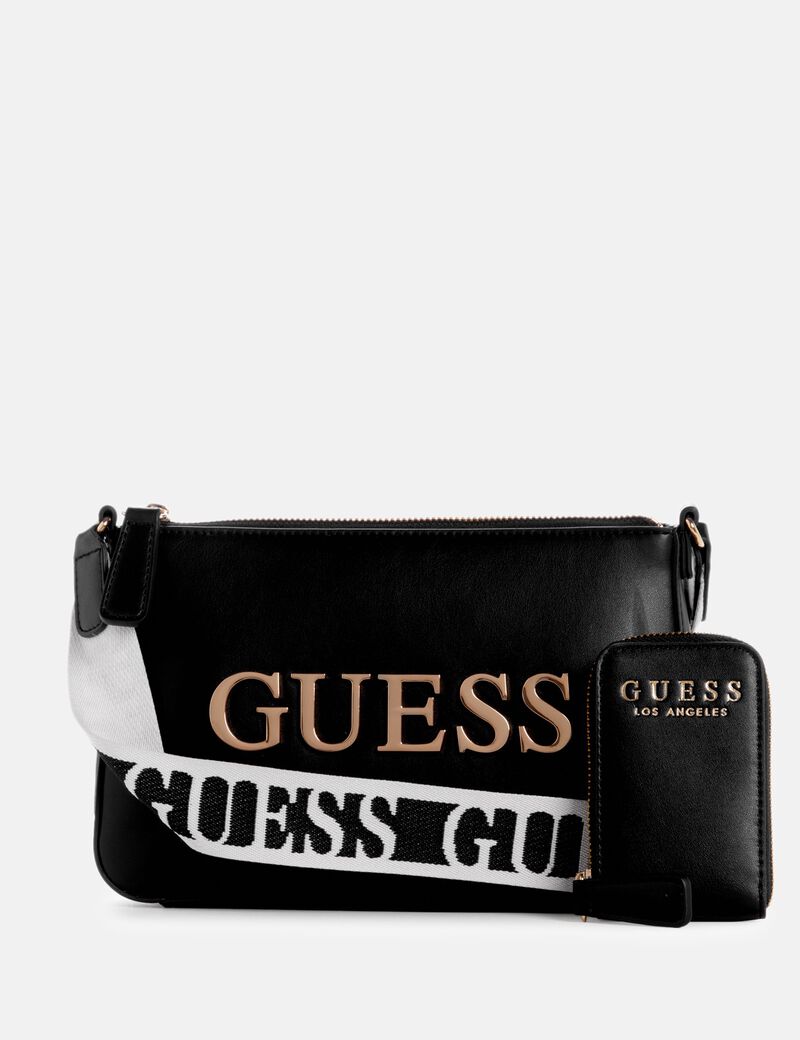 Guess Womens' Caracara top zip crossbody bag