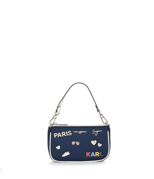 Karl Lagerfeld Paris DEMI MINI BAG NEOPRENE CATE PINS