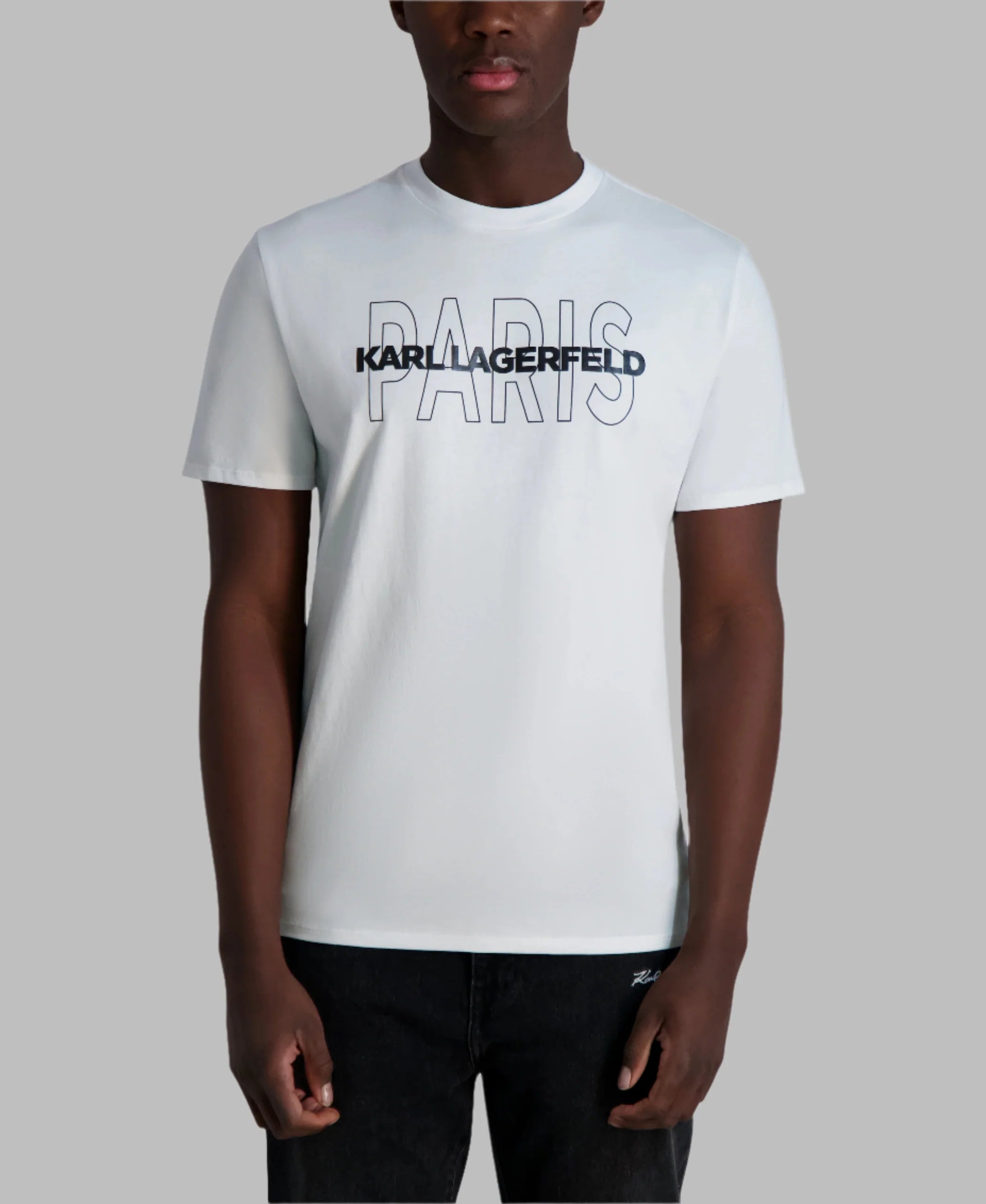 MENS' KARL LAGERFELD Paris LOGO TEE