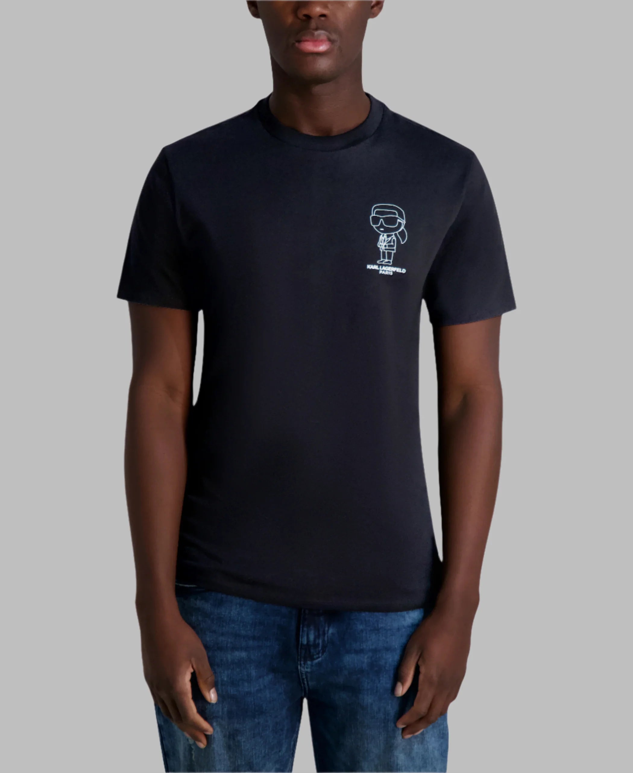 Karl Lagerfeld Paris Mens' MINI KARL LOGO TEE