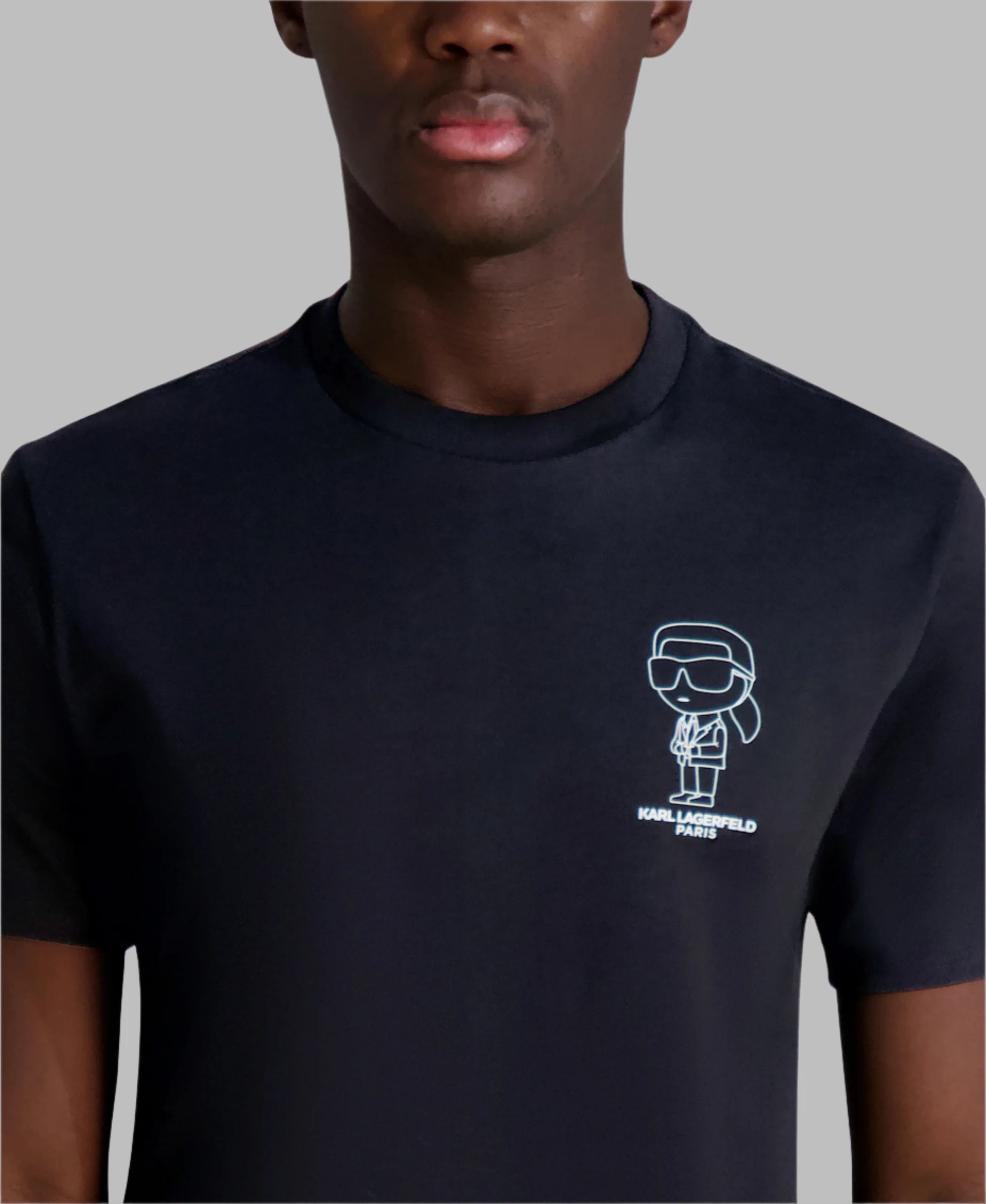 Karl Lagerfeld Paris Mens' MINI KARL LOGO TEE