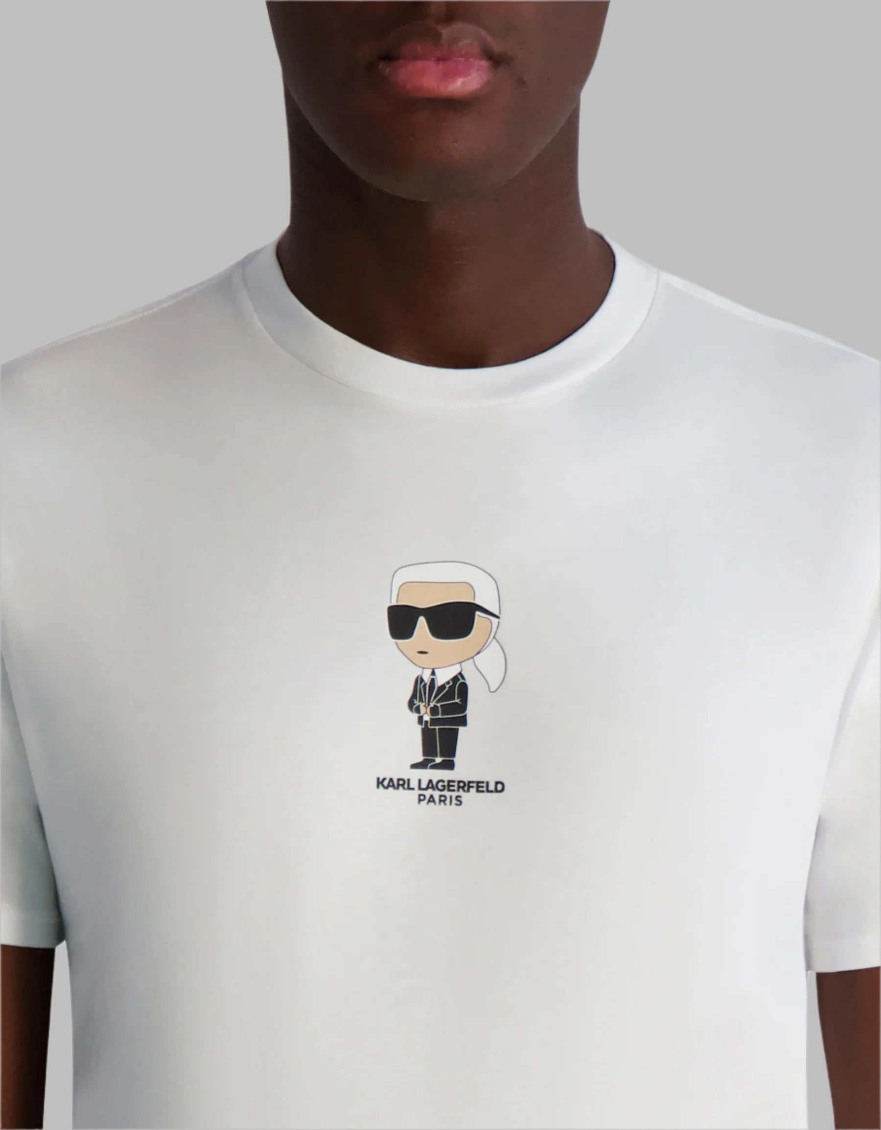 KARL LAGERFELD Paris Mens' MINI SUITED KARL LOGO TEE