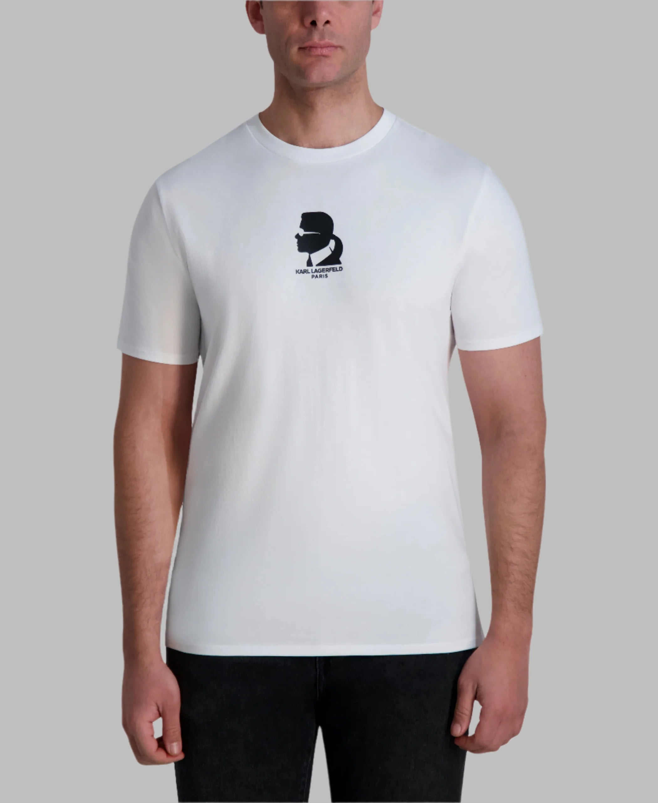 Men's KARL LAGERFELD PARIS KARL SILHOUETTE LOGO TEE
