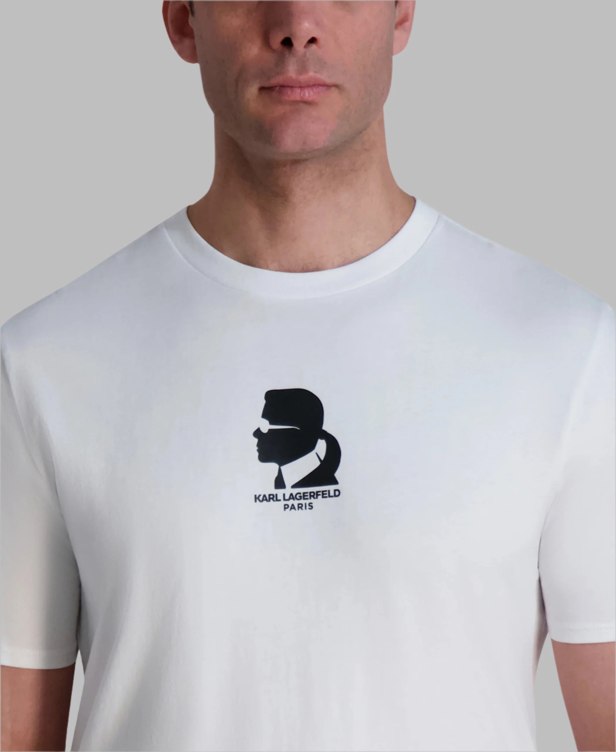 Men's KARL LAGERFELD PARIS KARL SILHOUETTE LOGO TEE