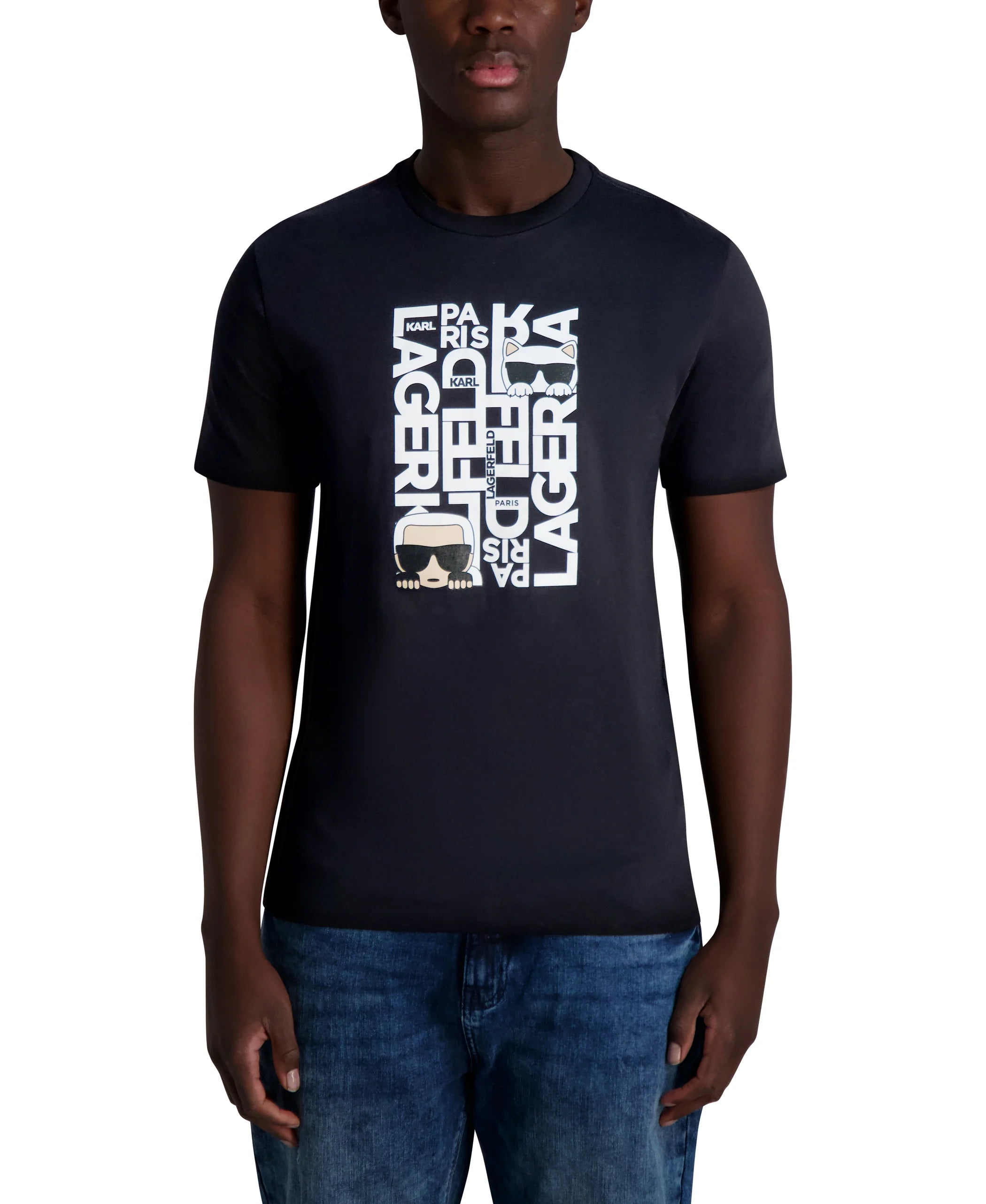 KARL MENS' CHOUPETTE VERTICAL LOGO TEE