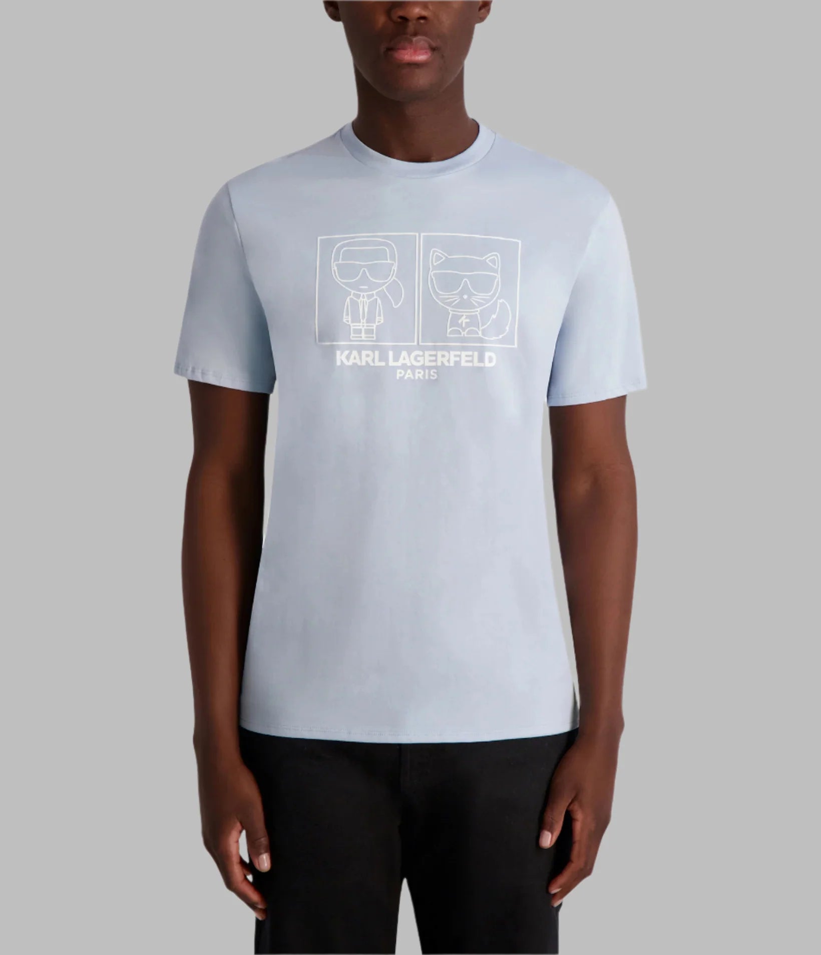 KARL LAGERFELD Men's KARL & CHOUPETTE T-SHIRT