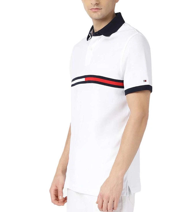 TOMMY HILFIGER Men Tanner Striped Regular Fit Polo T-Shirt