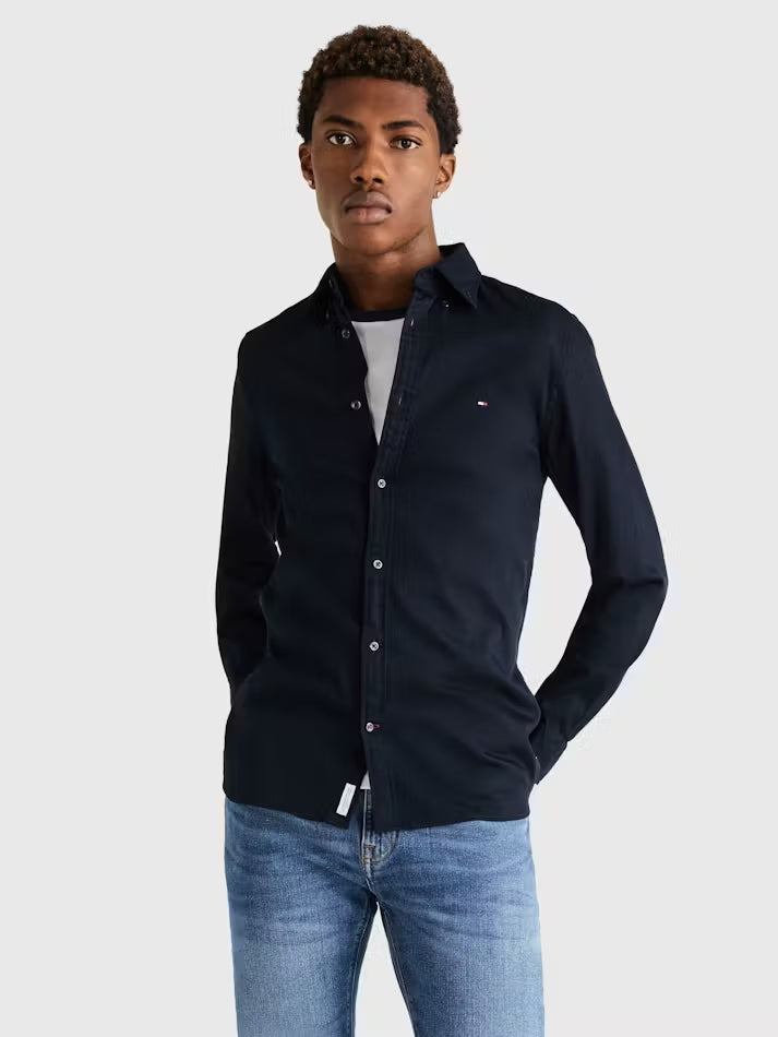 TOMMY HILFIGER  Flex Dobby Slim Fit Shirt