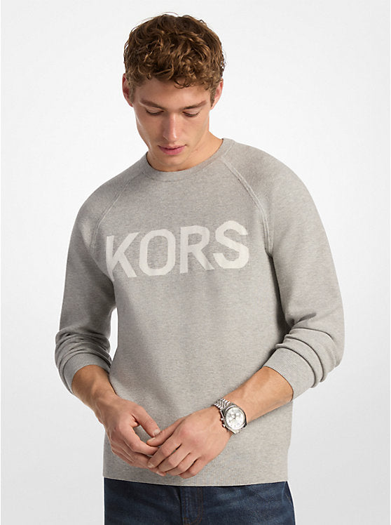 Mens' Michael Kors KORS Stretch Knit Sweater HEATHER GREY